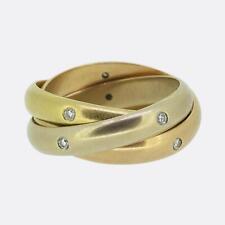 Cartier Diamond Trinity Band Ring Size N (54)