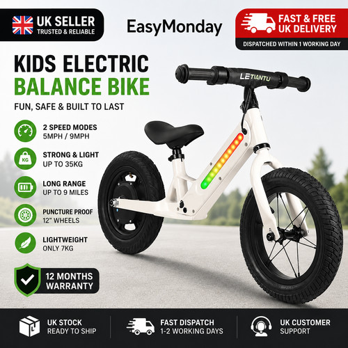 Electric balance bike - bike, 3-8