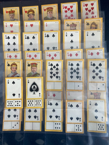 Cigarette cards playing - cards,
