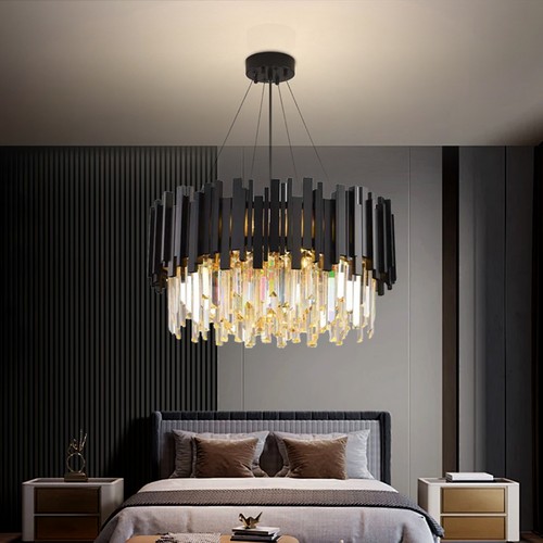 Round crystal pendant - round,
