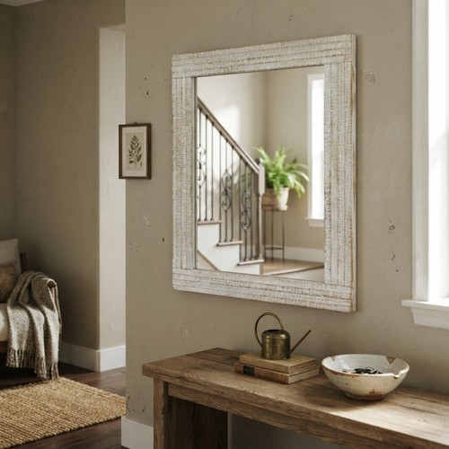 Chic distressed white wood - distressed,