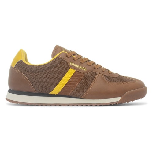 Lambretta mens trainers tan - lambretta,