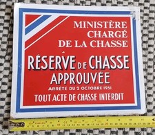 Vintage French Hunting Reserve