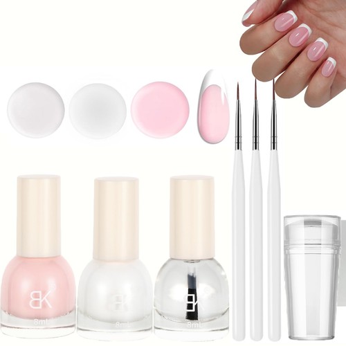 French manicure nail polish - nail,