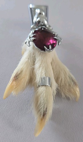 Vintage grouse foot brooch pin - foot,