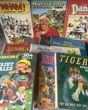 Vintage Childrens Annual and Book Collection - 1930s to 1970s - Quantity = 15