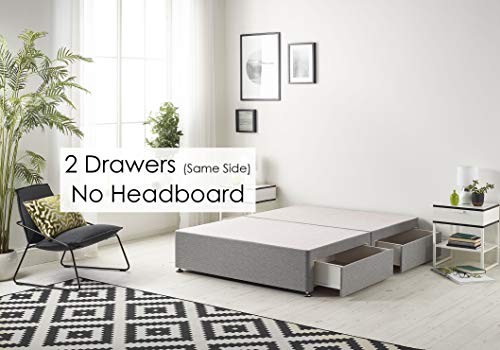 Bed centre tweed - tweed, gray