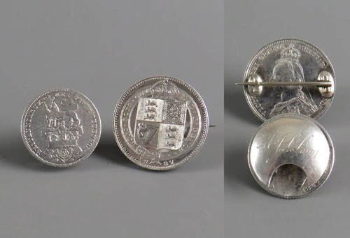 1826 george silver - 1826, sixpence