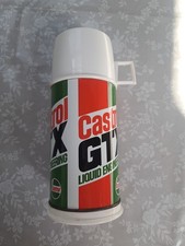 Castrol GTX flask. Castrol motor oil. Castrol GTX oil tin Mercedes Retro