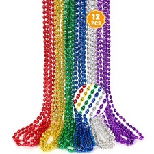 12PCS Mardi Gras Beads