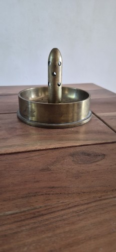 Antique brass shell trench art - antique,