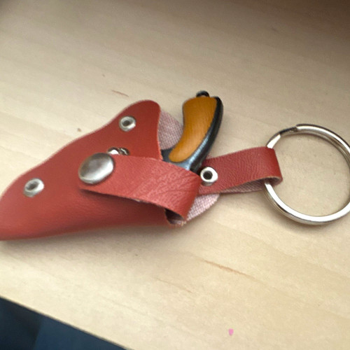 Toy revolver keyring - toy,