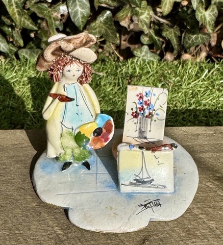 Vintage porcelain artist - vintage,