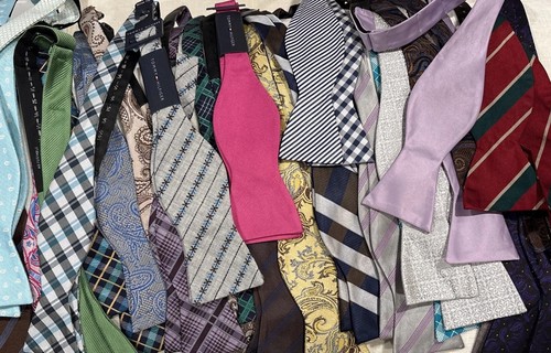 Lot beautiful ties - of,