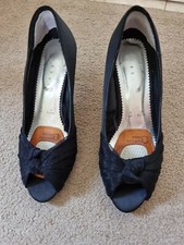 Satin Party Shoes Debut Black
