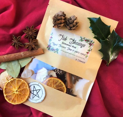 Yule solstice simmer pot - solstice,