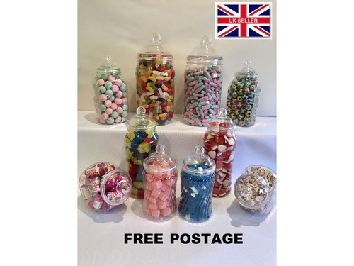 Mixed plastic sweet - plastic, jars