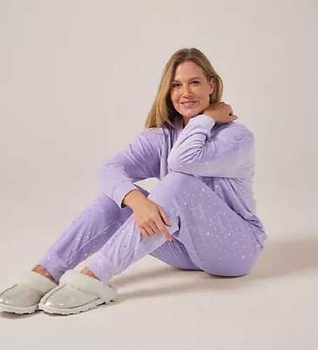 Cozee home foil print set - foil, pj