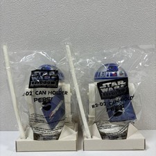 Pepsi Star Wars R2-D2 Can Holder Set with Straw Unused Collectible