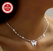 925 Silver Butterfly Necklace