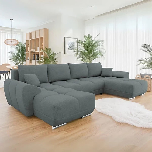 Shaped corner sofa - u-shaped, bed
