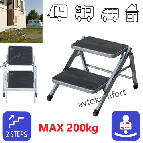 Two steps caravan - steps, motorhome