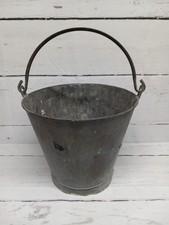 Vintage Galvanised Steel Coal