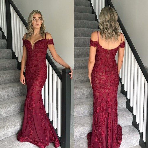 Burgundy off the shoulder - off,