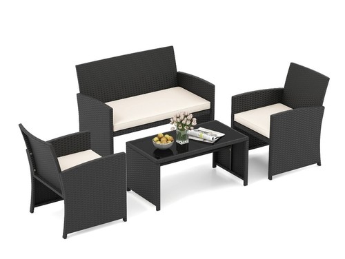 Costway piece patio rattan - costway,