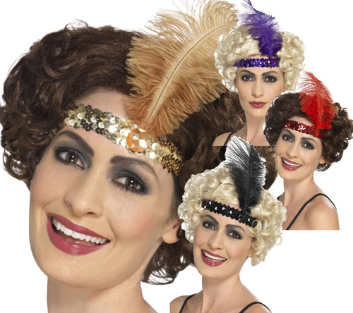 1920s flapper headband ladies - 1920s,