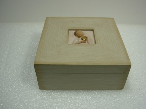 Wooden keepsake box with - keepsake,