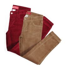 Girls Ex Zara Skinny Corduroy Glitter Jeans Winter warm Trouser 4-14 Y 783