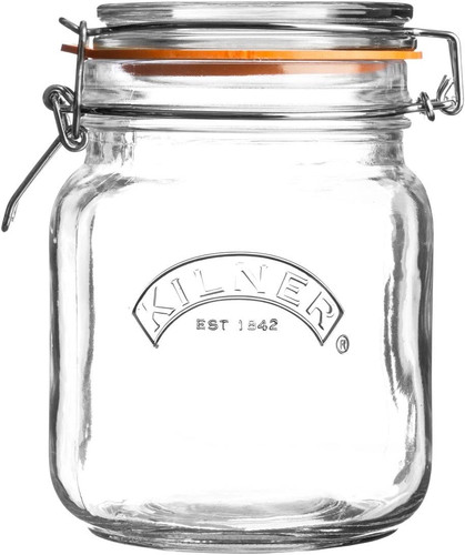Kilner square clip top jar - clip,