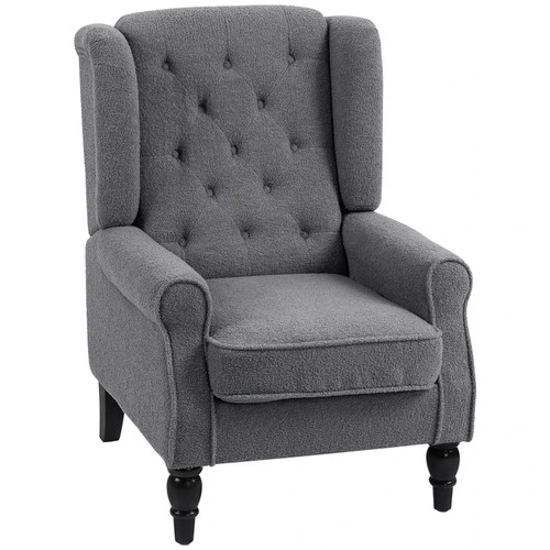 Accent armchair retro tufted - armchair,