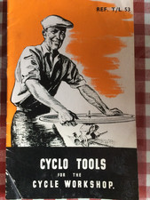 Cyclo Tools for the Cycle Workshop. Vintage Catalogue. Good Condition. Rare Item