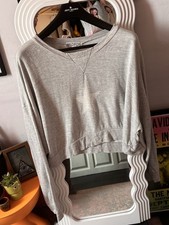 Wildfox Grey Cropped Oversized