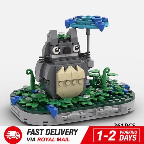 Totoro umbrella moc building - totoro,