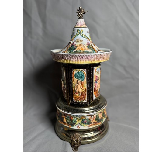 Vtg reuge musical carousel - musical,