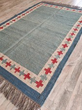 Wool Jute Rug turkish kilim
