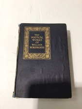 The Poetical Works Of William Wordsworth (Missing Spine)-Acc. Cond. (A5)