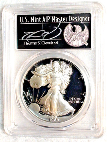 1989 pcgs pr70 - s, silver