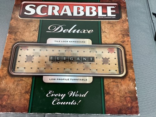 Scrabble deluxe board game - board,