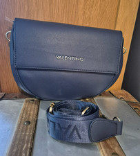 Valentino Bigs Crossbody Saddle Bag Women's Navy Handbag Shoulder Bag 
