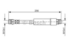 1 987 476 284 BOSCH BRAKE HOSE