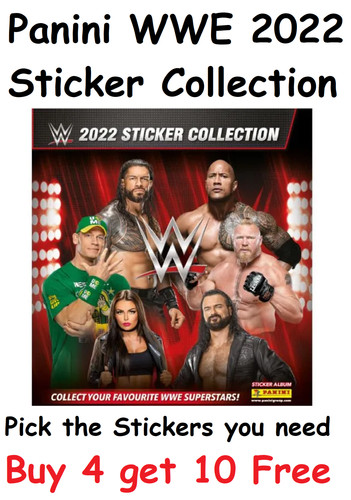 Wwe 2022 panini sticker - wwe,