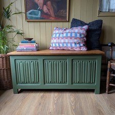 Large vintage painted - vintage, blanket