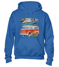 THE MAGIC BUS CAMPER VAN HOODY HOODIE CAMPING HIKING OUTDOORS WALKING TOP