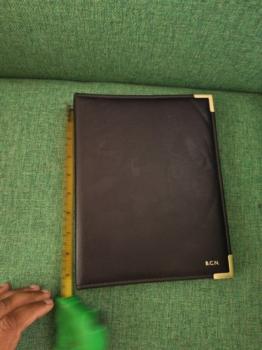 Behrend black leather a5 - a,