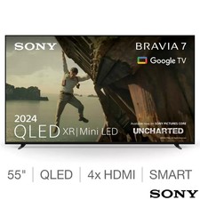 SONY 55" BRAVIA 7 HDR 4K MINI LED QLED TV DOLBY VISION ATMOS 4k/120Hz