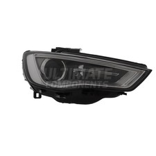 Audi A3 Headlight 8V Saloon 2014-2016 Xenon Headlamp With LED DRL Drivers Side